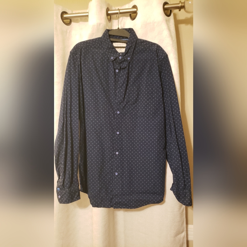 Anchor Pattern Button Down